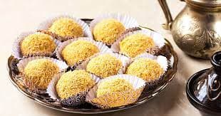 كرات الشعيرية بالحليب المكثف