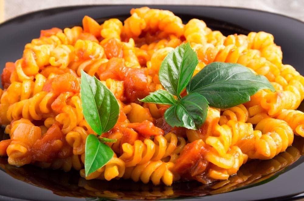 معكرونة بصوص البرتقال