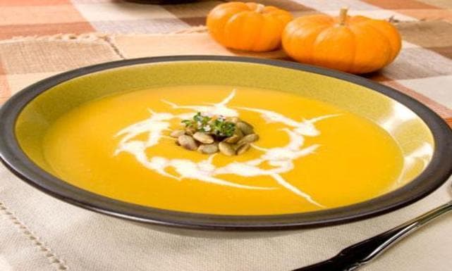 شوربة اليقطين بالشعيرية
